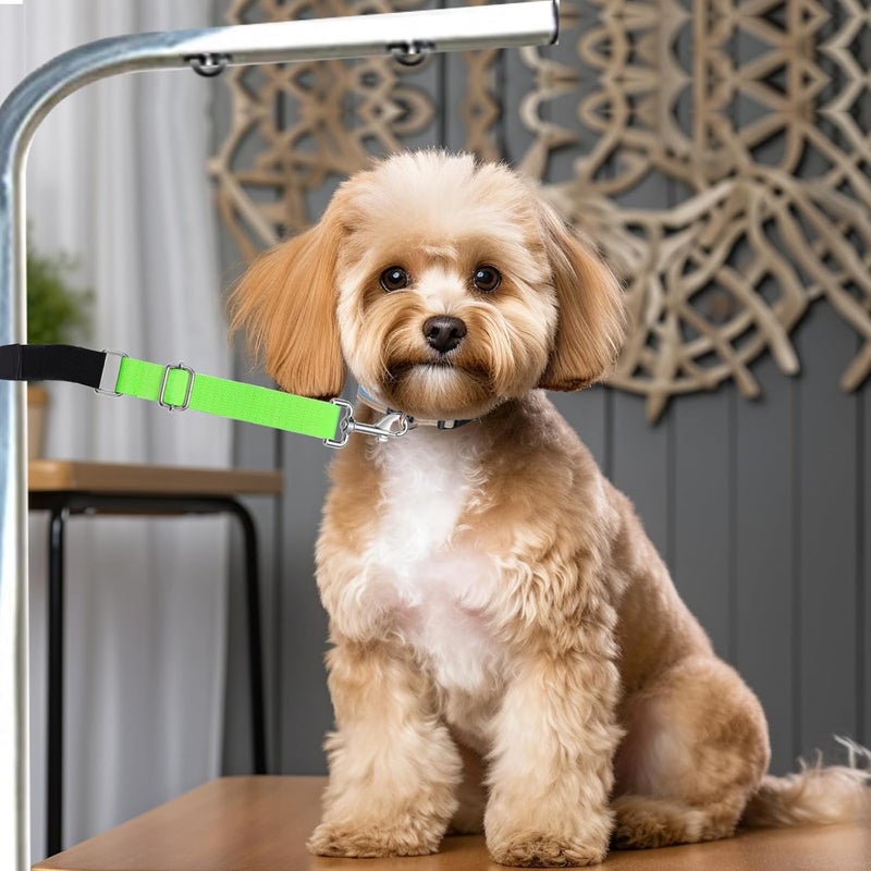 CUTEABC Dog Grooming Extension Strap 2 Pcs Adjustable Dog Grooming Table Loop,Groomers Helper Grooming Loop,Secure and Stable Grooming Loops for Dogs Groomers,Waterproof Grooming arm Extender - Image 4